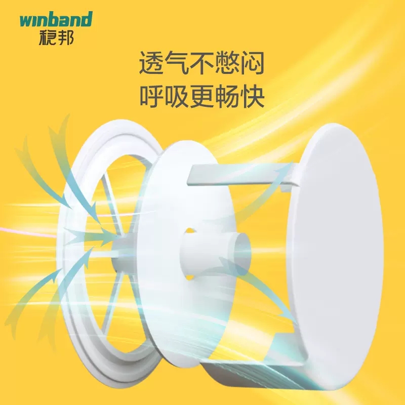 穩健穩邦4203WV帶閥KN95防塵口罩604-009188圖片2