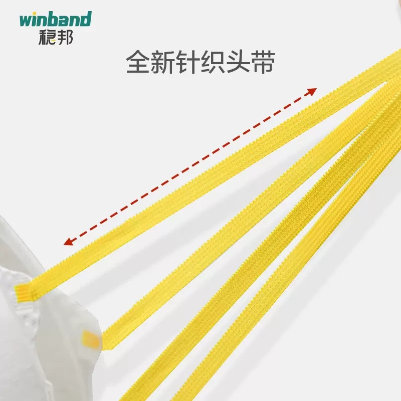 穩健穩邦4203WV帶閥KN95防塵口罩604-009188圖片4