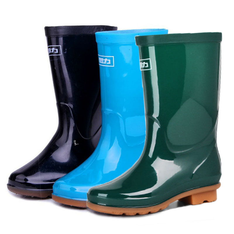 回力853女款牛筋底中筒雨靴圖片2 回力853女款牛筋底中筒雨靴圖片2