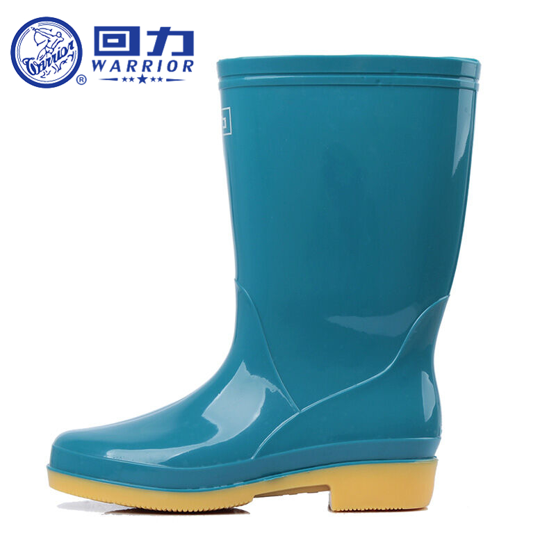 回力813墨綠色PVC中筒雨靴圖片3 回力813墨綠色PVC中筒雨靴圖片3