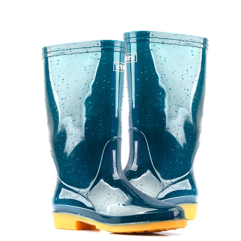 回力813墨綠色PVC中筒雨靴圖片4 回力813墨綠色PVC中筒雨靴圖片4