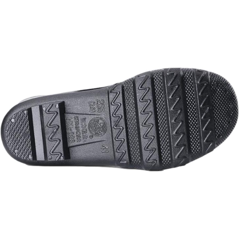 回力028高筒黑色雨靴圖片2