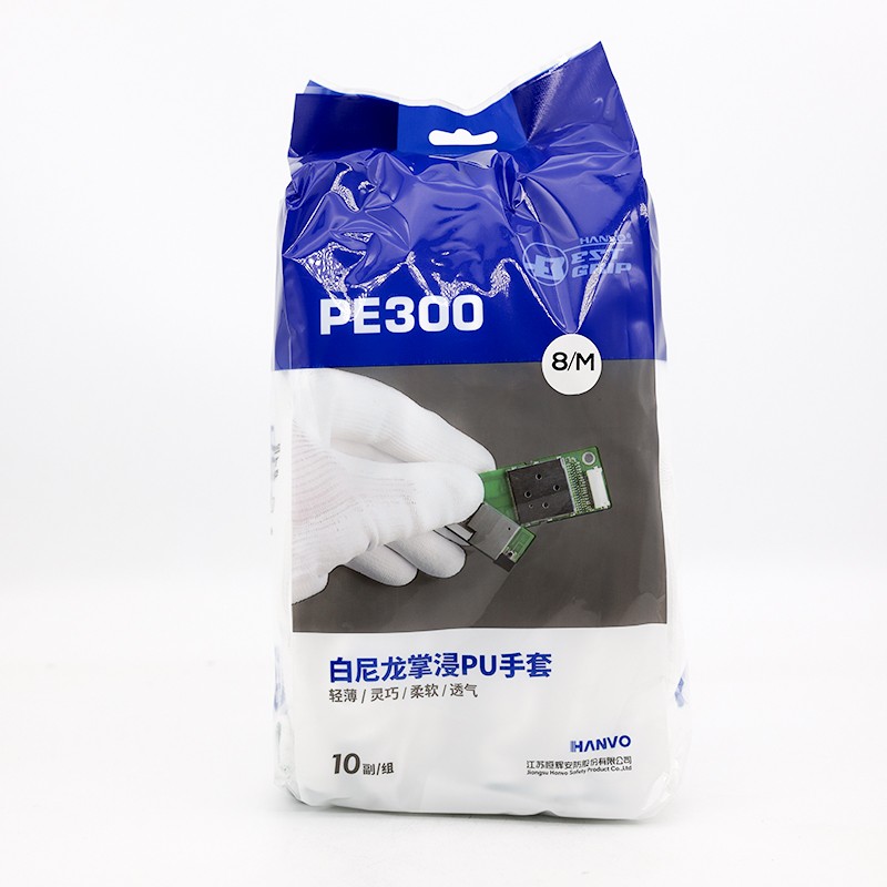 恒輝PE300防滑耐磨勞保手套圖片5