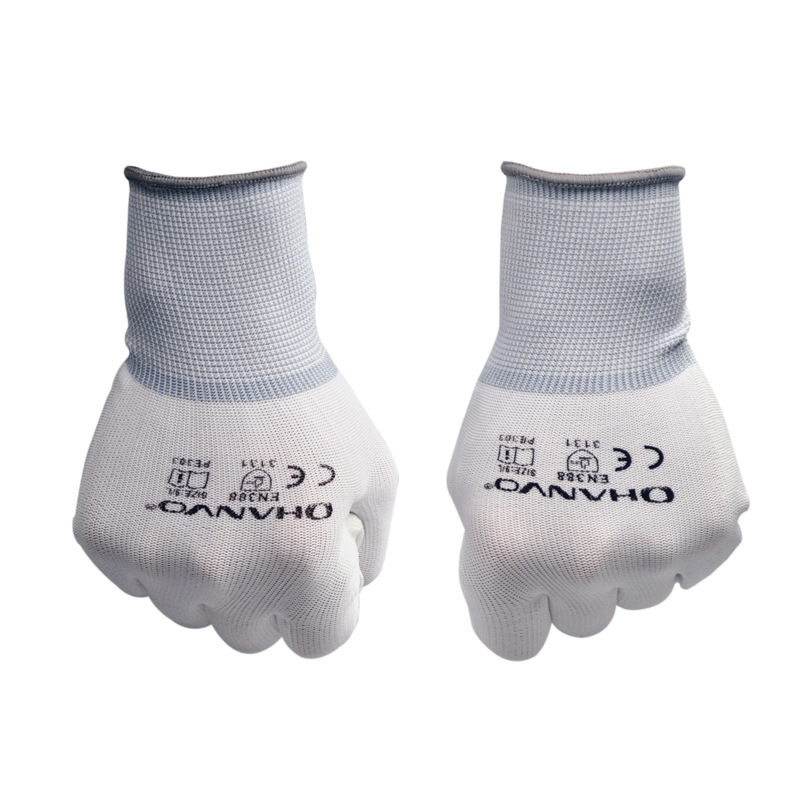 恒輝PE303白色防滑耐磨勞保手套圖片2 恒輝PE303白色防滑耐磨勞保手套圖片2