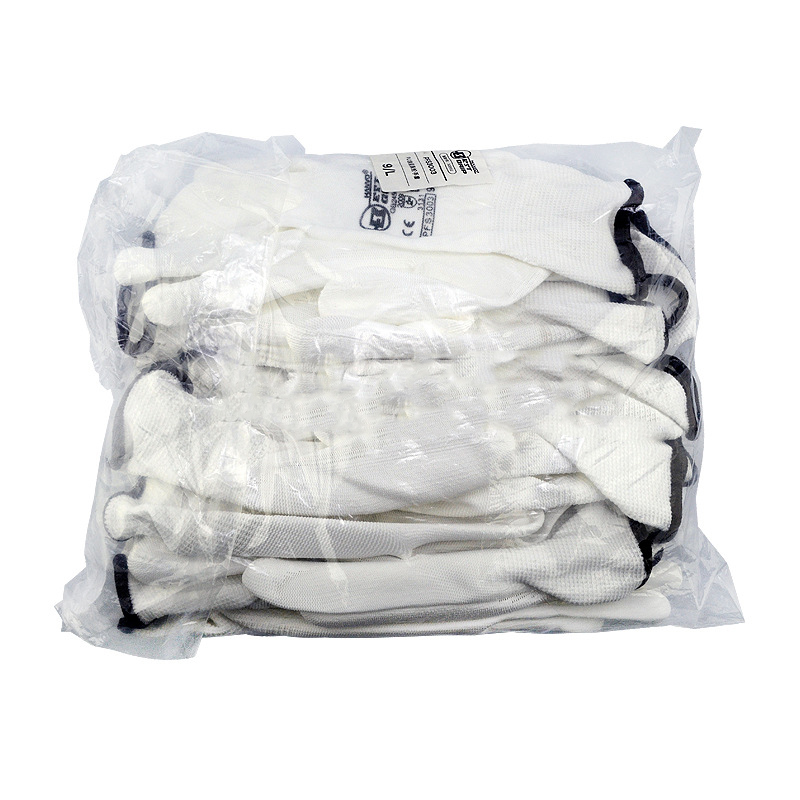 HANVO恒輝PFS3003白色PU涂掌勞保手套圖片3 HANVO恒輝PFS3003白色PU涂掌勞保手套圖片3