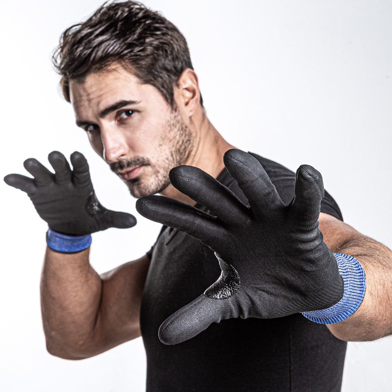 恒輝NJ8183Q耐磨耐油觸屏防割手套圖片3