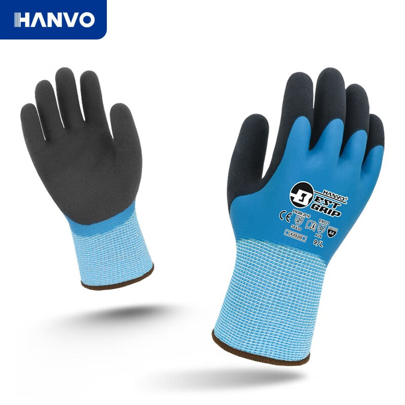 恒輝LKX9208耐磨加絨加厚防割耐低溫手套圖片1