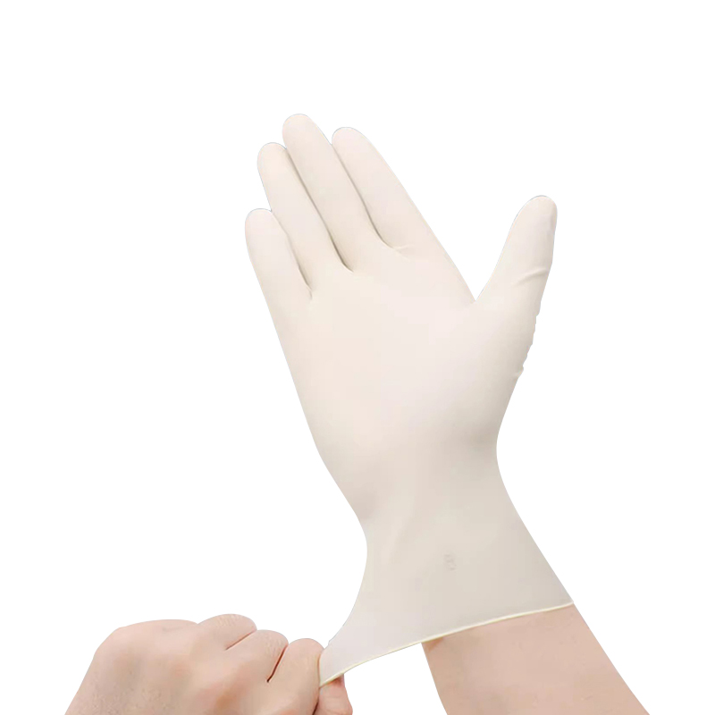高邦光面有粉一次性使用滅菌橡膠外科手套圖片2