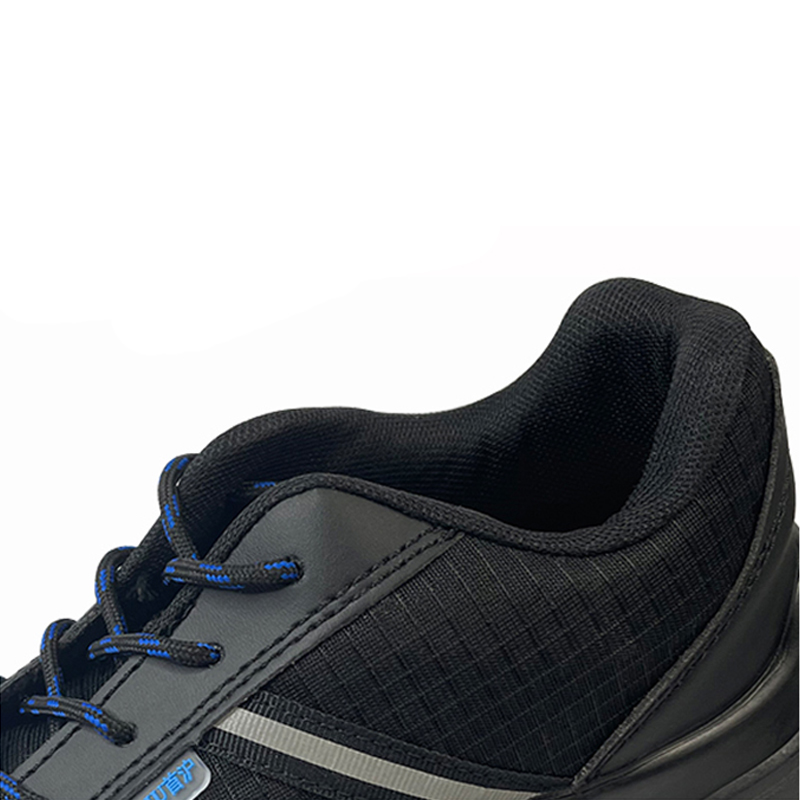 澳翔SH21023黑色防水網布防砸防刺穿防靜電PU底安全鞋圖片2