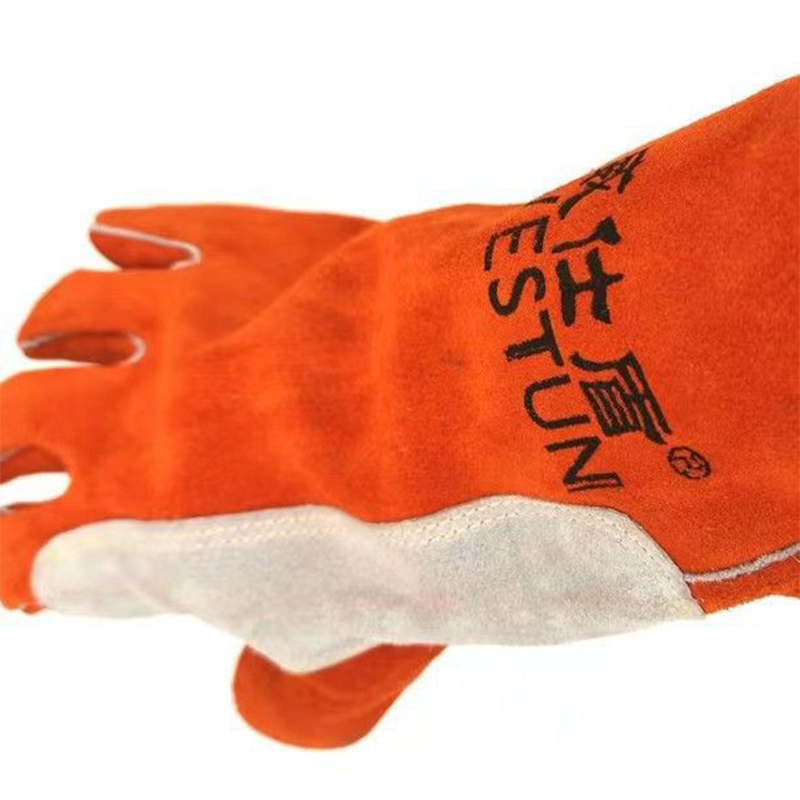 威仕盾G-2119牛二層皮電焊手套圖片2