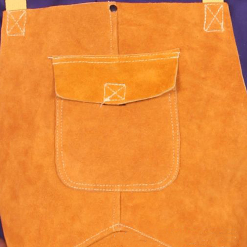 威仕盾W-2142金黃色牛皮圍裙圖片2