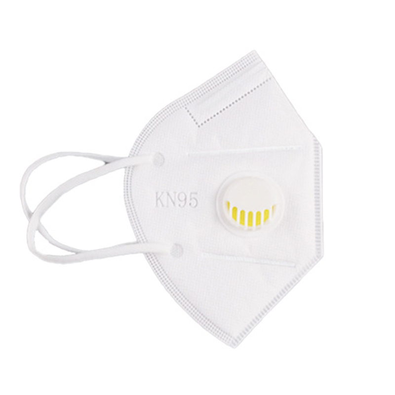 定和DH9501V耳帶式帶閥KN95防塵口罩圖片1