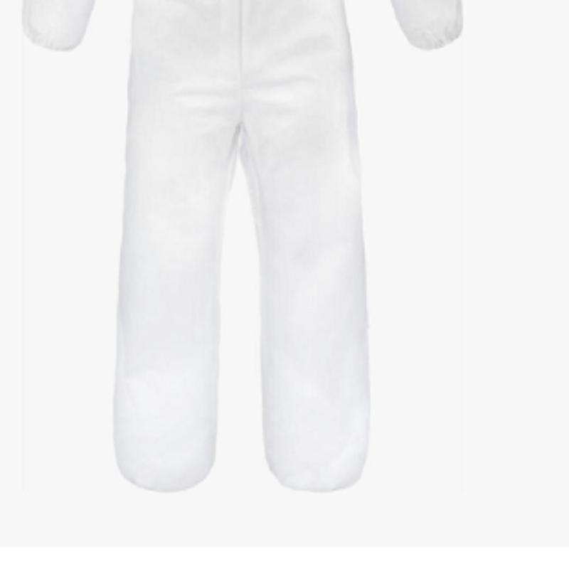 雷克蘭ES428白色帶帽連體防護(hù)服圖片2