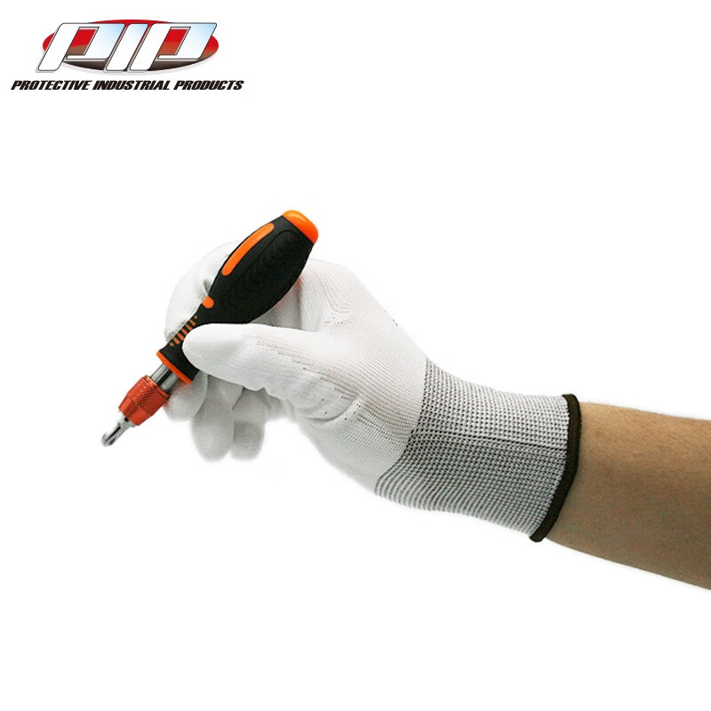 PIP 33-125白色防滑耐磨勞保手套圖片1