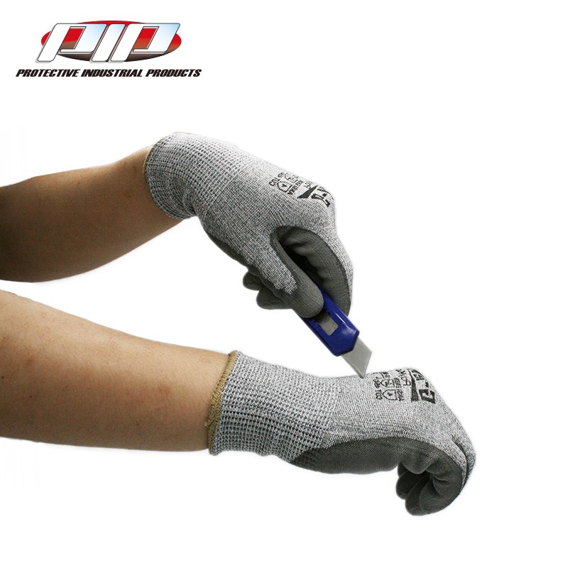 PIP 16-560灰色PU涂層防割手套圖片2
