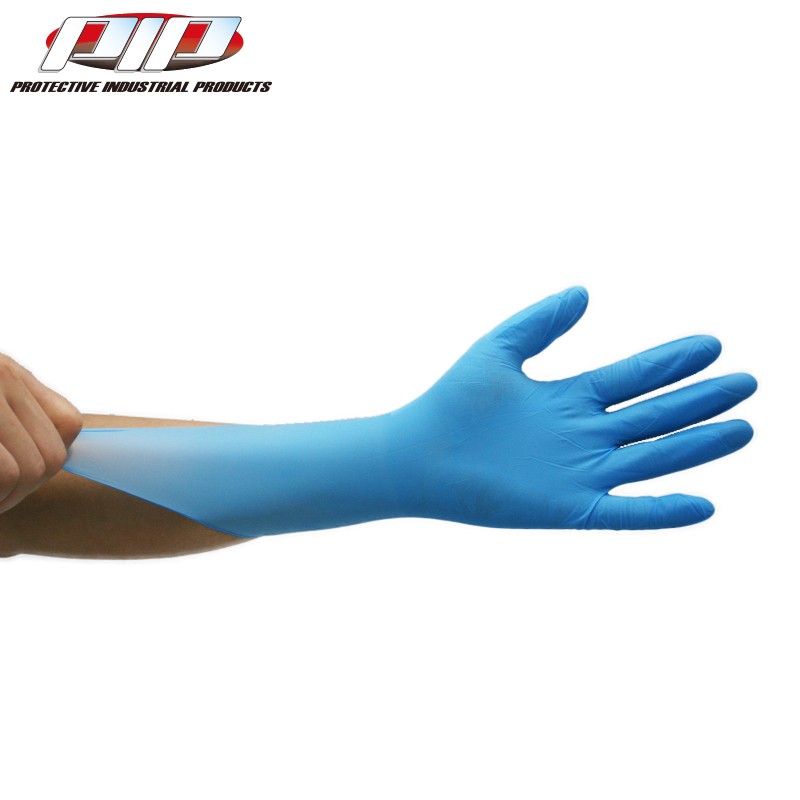 PIP 62-621PF藍色防滑耐磨一次性乳膠手套圖片4