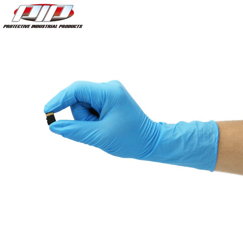 PIP 100-333000BL藍色無粉一次性丁腈手套圖片1
