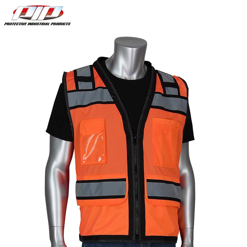 PIP 302-0800D透氣滌綸反光背心圖片1