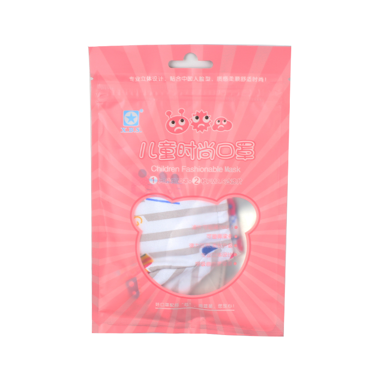 藍星褐色耳戴式兒童棉布口罩圖片4