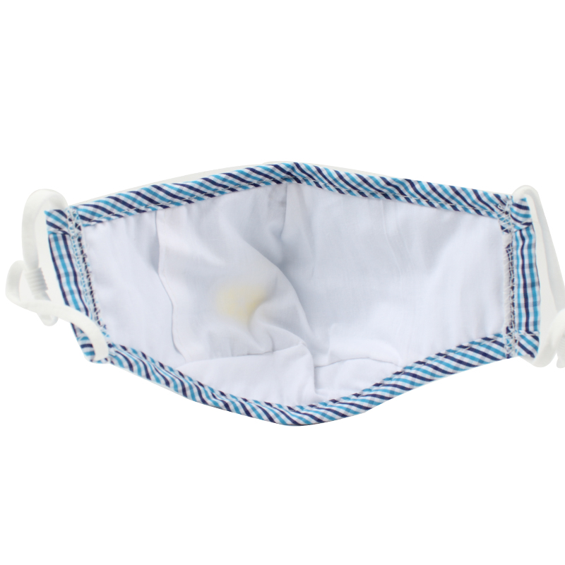 藍星藍格耳戴式帶閥成人棉布口罩圖片2 藍星藍格耳戴式帶閥成人棉布口罩圖片2