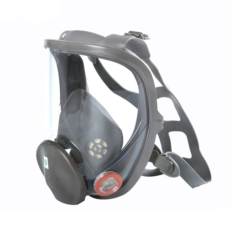 3M6800全面罩防毒面具雙濾盒面罩本體圖片1