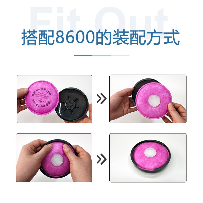 呼享8P100 KP100防塵濾棉圖片3