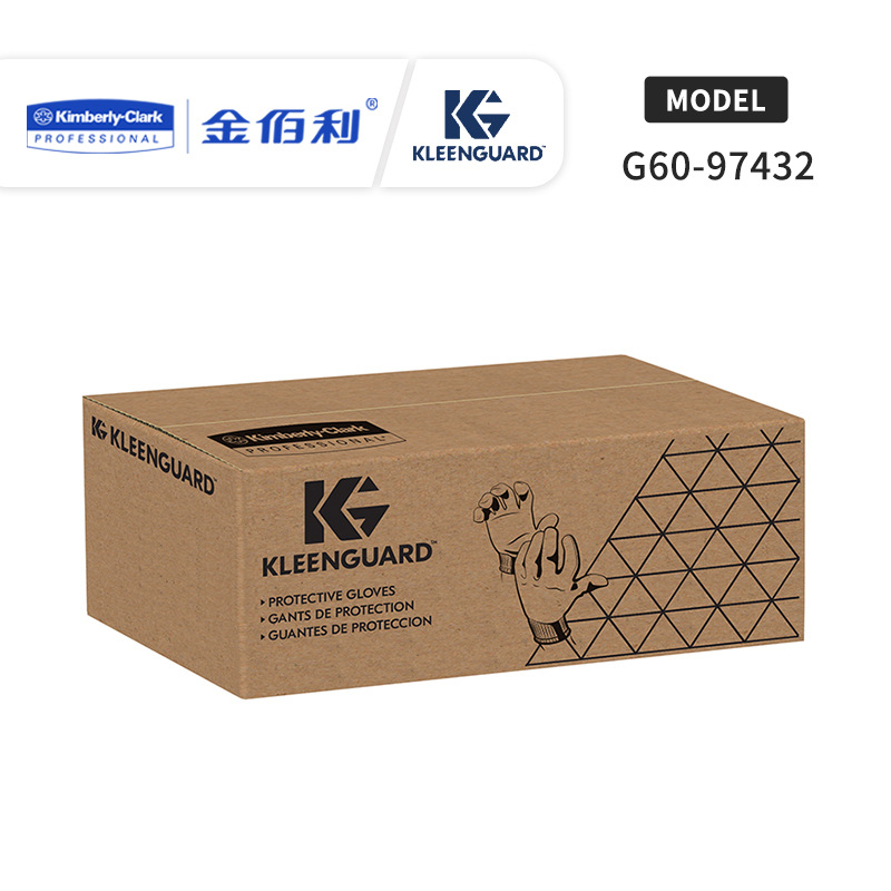 金佰利97432B G60紫色丁腈防割手套L圖片4