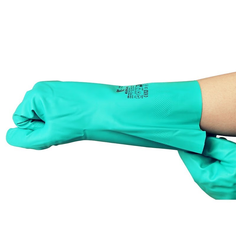 金佰利94446B G80綠色丁腈防化手套M圖片1
