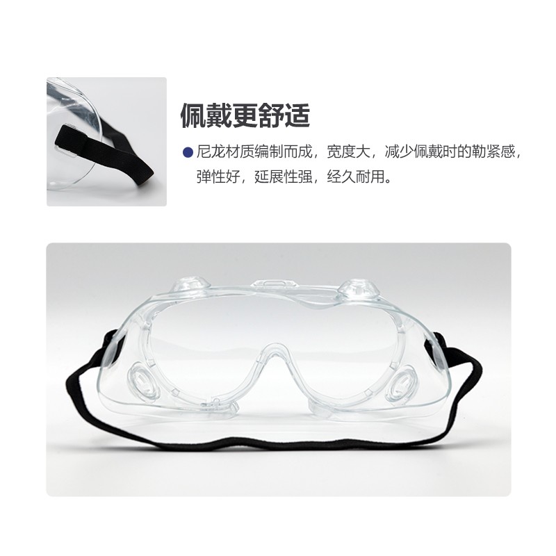 呼享HU118AF防沖擊防霧護目鏡圖片3