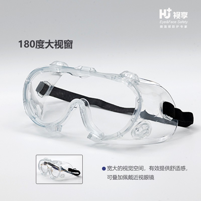 呼享HU118AF防沖擊防霧護目鏡圖片2