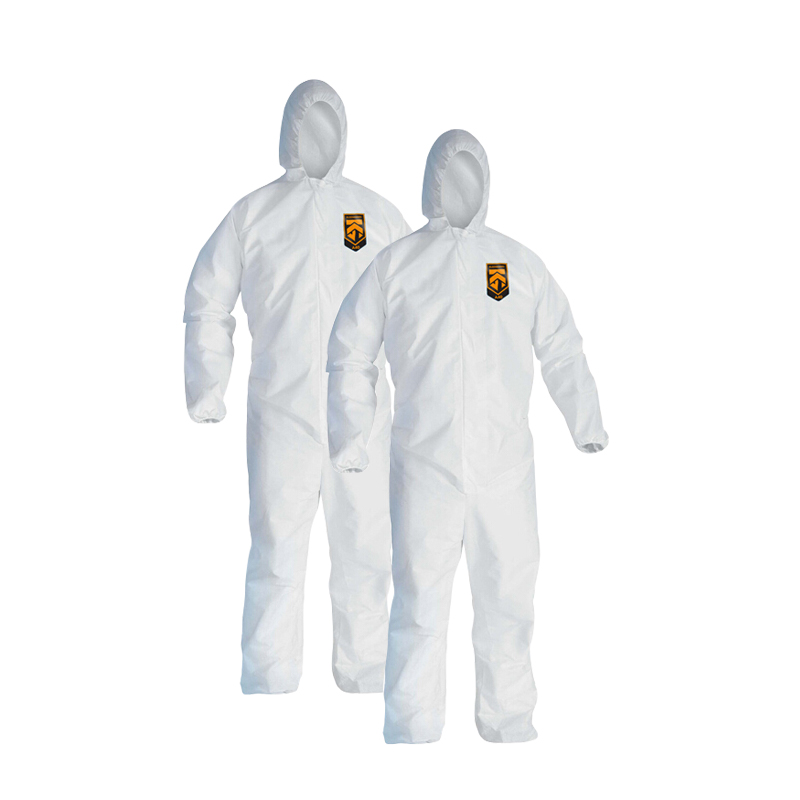 金佰利38938-04 KLEENGUARD勁衛A35白色帶帽連體防護服L圖片1