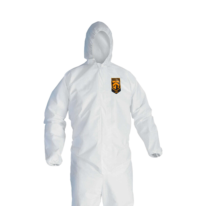 金佰利38939-04 KLEENGUARD勁衛A35白色帶帽連體防護服XL圖片2