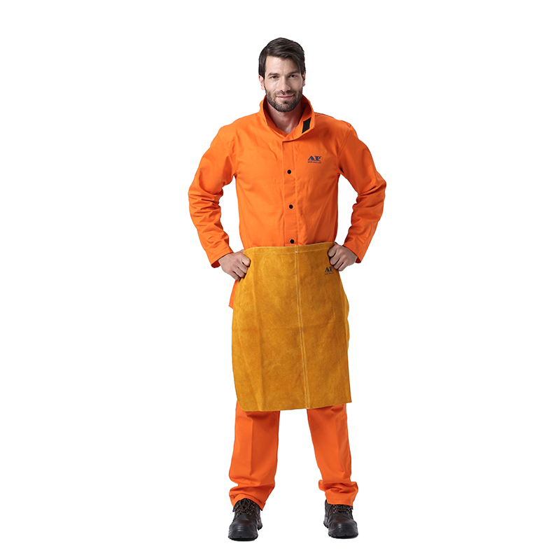 友盟AP-6024黃金色全皮短圍裙圖片1