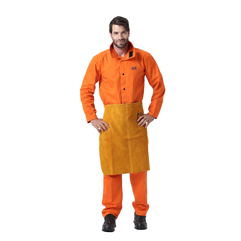 友盟AP-6024黃金色全皮短圍裙圖片2