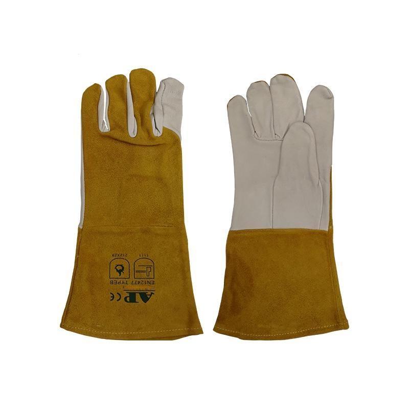 友盟AP-1199白色羊青皮電焊手套圖片1