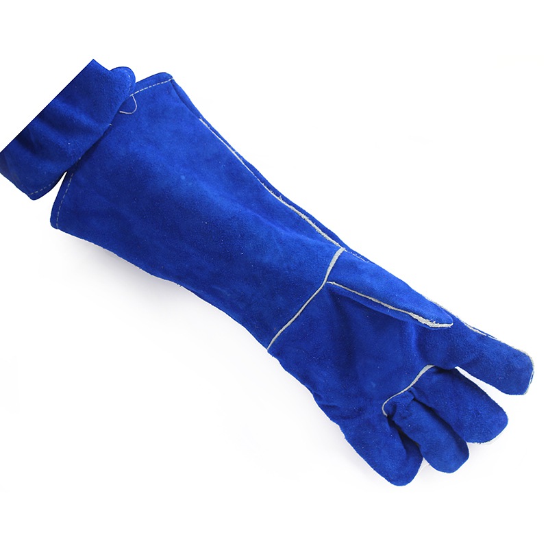 友盟AP-2054彩藍(lán)色加長電焊手套圖片1