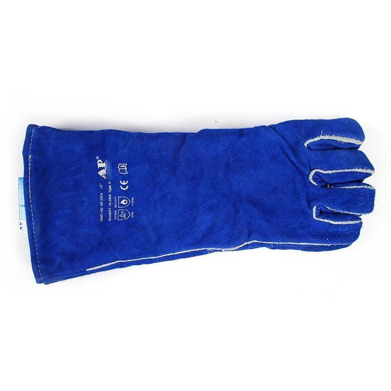 友盟AP-2054彩藍(lán)色加長電焊手套圖片3