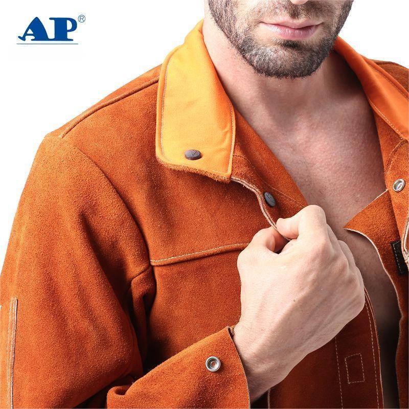 友盟AP-7130咖啡色全皮焊工服上衣圖片2 友盟AP-7130咖啡色全皮焊工服上衣圖片2