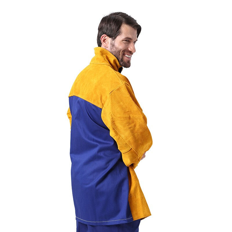 友盟AP-3060金黃色耐磨隔熱焊工服圖片2