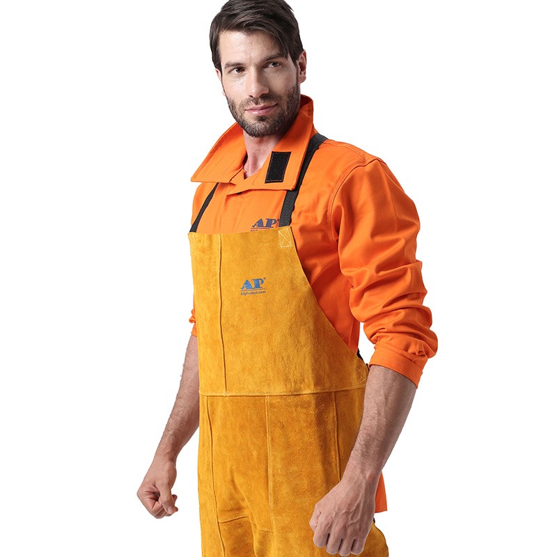 友盟AP-2236耐磨隔熱防火牛二層皮焊工服圖片1 友盟AP-2236耐磨隔熱防火牛二層皮焊工服圖片1