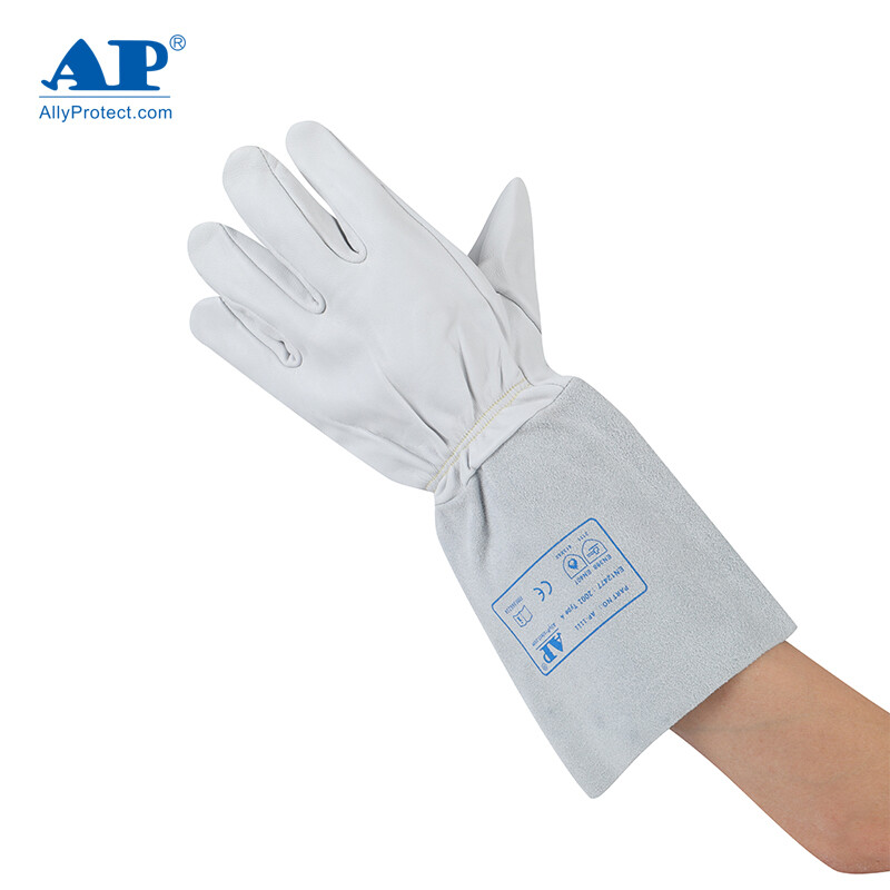 友盟AP-1111防火隔熱羊青皮電焊手套圖片3