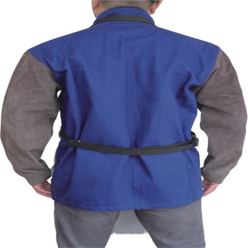 友盟AP-6104白色牛二層頸皮圍裙圖片2 友盟AP-6104白色牛二層頸皮圍裙圖片2