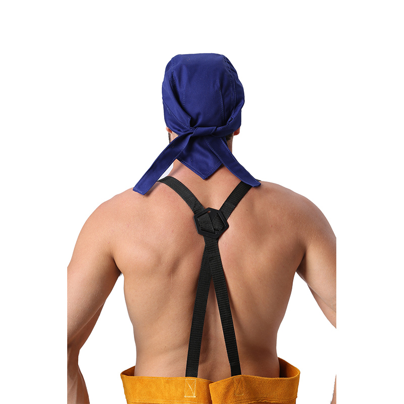 友盟AP-6610藍色阻燃布焊帽圖片1