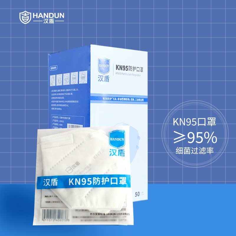 漢盾HD9522 KN95頭戴式折疊防塵口罩圖片3 漢盾HD9522 KN95頭戴式折疊防塵口罩圖片3