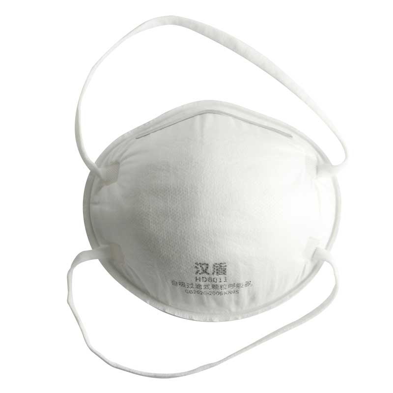 漢盾HD8011 KN95頭戴式白色罩杯防塵口罩圖片2 漢盾HD8011 KN95頭戴式白色罩杯防塵口罩圖片2