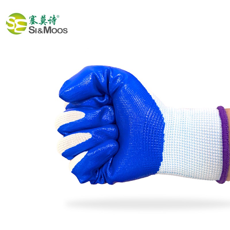 塞莫詩CG904BW藍色浸膠丁腈手套圖片2 塞莫詩CG904BW藍色浸膠丁腈手套圖片2