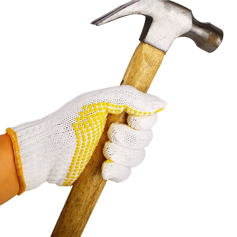 漢盾HD-720G-10掌面點(diǎn)塑滌棉勞保手套圖片1