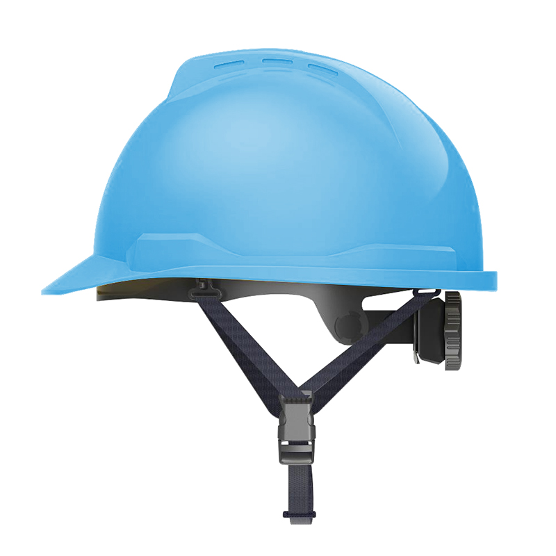Honeywell霍尼韋爾Y99RAP107S Y99S系列ABS帶通風(fēng)孔四點(diǎn)快插下頦帶藍(lán)色安全帽圖片2