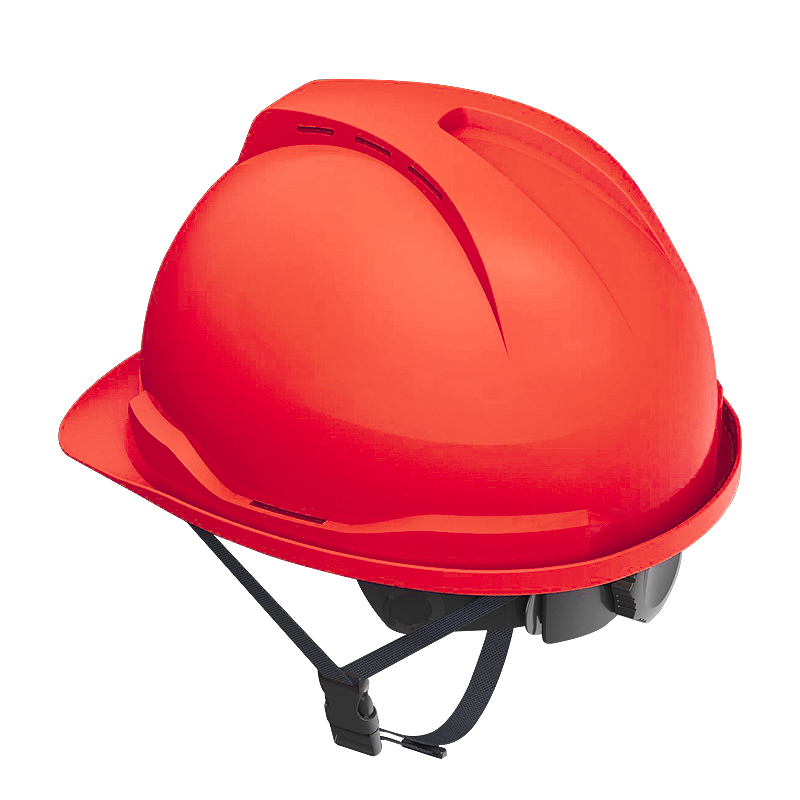 Honeywell霍尼韋爾Y99RNP115S Y99S系列ABS不帶通風孔四輪快插下頦帶紅色安全帽圖片1