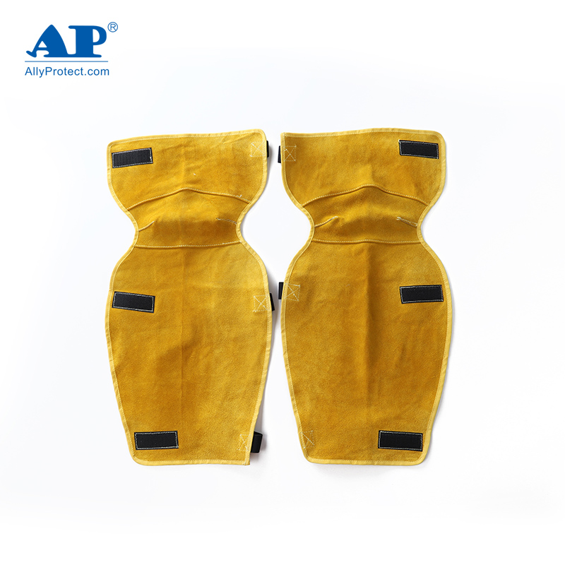 友盟AP-004金黃色牛二層皮護(hù)腿圖片2